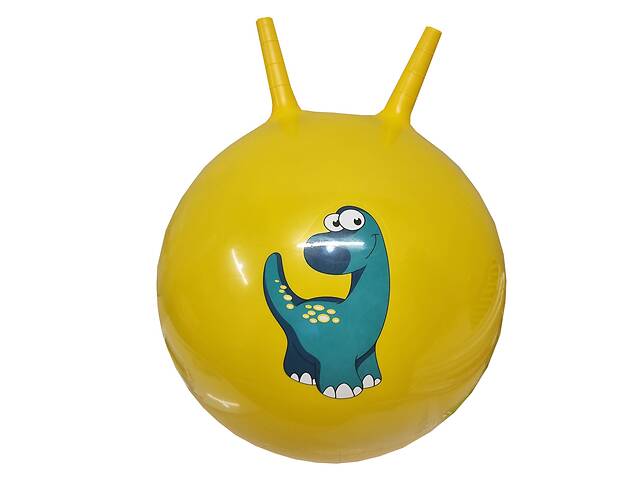 М'яч для фітнесу B4501 ріжки 45 см, 350 грам (Жовтий)