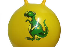 М'яч для фітнесу B5503 ріжки 55 см, 450 грам (Жовтий)
