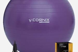 М'яч для фітнесу (фітбол) Cornix 65 см Anti-Burst XR-0022 Violet Купи уже сегодня!