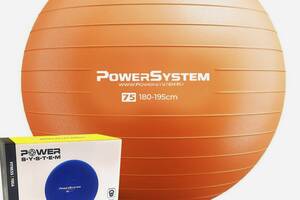 М'яч для фітнесу (фітбол) Power System PS-4013 Ø75 cm PRO Gymball Orange Купи уже сегодня!