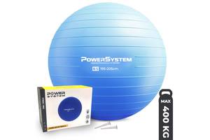 М'яч для фітнесу (фітбол) Power System PS-4018 Oslash;85 cm PRO Gymball Blue