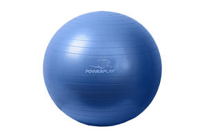 Мяч для фитнеса PowerPlay 4001 65 см Синий + насос (PP_4001_65_Blue)