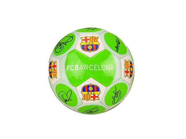 М'яч футбольний Bambi FB20126 №5, PU діаметр 21 см (Зелений)