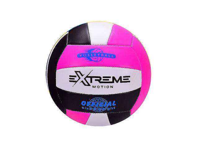 М'яч волейбольний Bambi YW1808 PVC діаметр 20 см (Рожевий)
