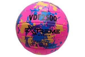 М'яч волейбольний Extreme Motion VB24345 № 5, 420 грам (Рожевий)