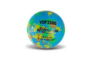 М'яч волейбольний Extreme Motion VB24345 № 5, 420 грам (Синій)