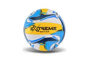 М'яч волейбольний Extreme Motion VB24512 № 5, 280 грам (Жовто-блакитний)