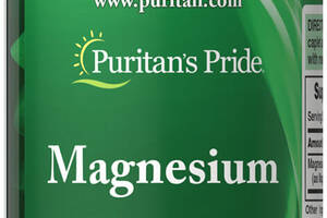 Магний Puritans Pride 250 мг 100 капсул (32045)