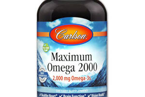 Максимальная Омега Carlson Labs 2000 мг 180 кап (27405)