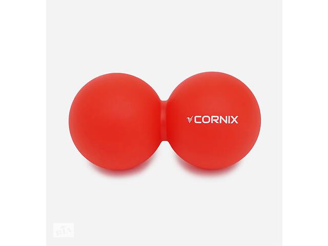 Масажний м'яч Cornix Lacrosse DuoBall 6.3 x 12.6 см XR-0112 Red Купи уже сегодня!