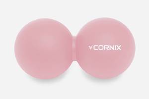 Масажний м'яч Cornix Lacrosse DuoBall 6.3 x 12.6 см XR-0116 Coral Купи уже сегодня!