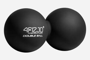 Масажний м'яч подвійний 4FIZJO Lacrosse Double Ball 6.5 x 13.5 см 4FJ1226 Black Купи уже сегодня!