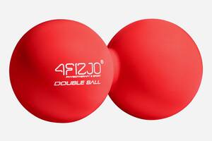 Масажний м'яч подвійний 4FIZJO Lacrosse Double Ball 6.5 x 13.5 см 4FJ1219 Red Купи уже сегодня!