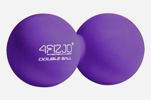 Масажний м'яч подвійний 4FIZJO Lacrosse Double Ball 6.5 x 13.5 см 4FJ0325 Purple Купи уже сегодня!