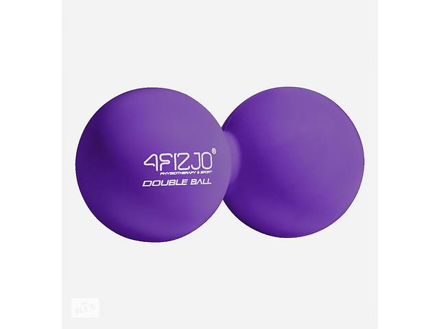 Масажний м'яч подвійний 4FIZJO Lacrosse Double Ball 6.5 x 13.5 см 4FJ0325 Purple Купи уже сегодня!