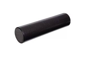 Масажний ролик роллер гладкий U-powex EPP foam roller 90*15cm Black