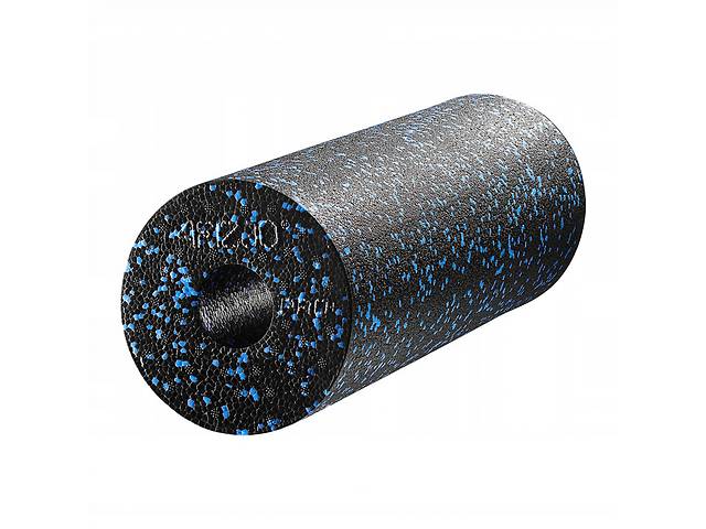 Масажний ролик (валик, роллер) гладкий 4FIZJO EPP PRO+ 45 x 14.5 см 4FJ1141 Black/Blue