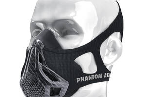 Маска для тренировки дыхания Phantom Training Mask Carbon L