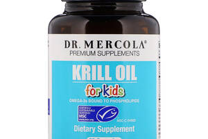 Масло криля для детей Kids Krill Oil Dr. Mercola 60 капсул (15787)