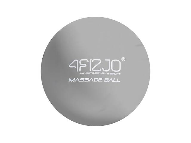 Массажный мяч 4FIZJO Lacrosse Ball 6.25 см 4FJ0321 Grey