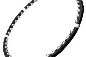 Массажный - спортивный обруч для похудения Hula Hoop Professional 110 см Черный