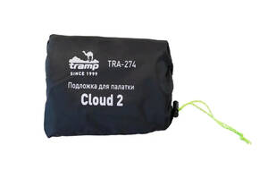 Мат для палатки footprint 210 х 167 см Tramp Cloud 3 TRA-280 Черный