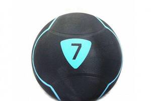 Медбол LivePro SOLID MEDICINE BALL черный 7кг LP8110-7