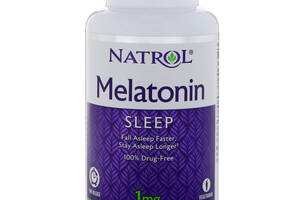 Мелатонин, Natrol, Melatonin, 1 мг, 90 таблеток (10847)
