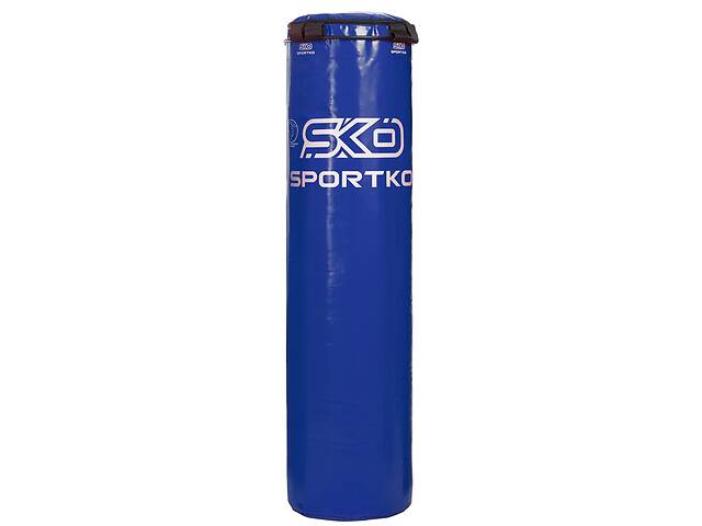 Мешок боксерский Цилиндр с кольцом h-150см ЭЛИТ SPORTKO MP-0 d-35см вес-30кг Синий