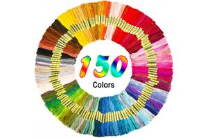 Многоцветный набор ниток мулине CarryMul для вышивки крестиком 150 шт (150-MUL)
