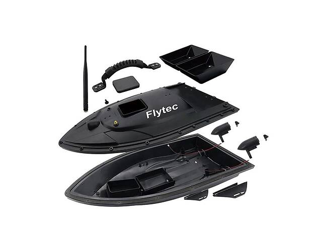 Модель кораблика для прикормки Flytec HQ2011 для самостоятельной сборки (без электронных плат, батареи и моторов)