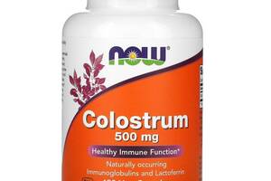 Молозиво, 500 мг, Colostrum, Now Foods, 120 вегетарианских капсул