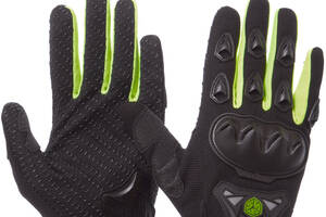 Мотоперчатки planeta-sport SCOYCO MC29 XL Черный-зеленый