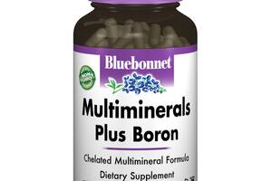 Мультиминералы + Бор с Железом Bluebonnet Nutrition 180 гелевых капсул