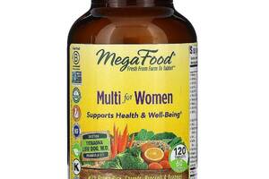 Мультивитамины для Женщин, Multi for Women, MegaFood, 120 таблеток