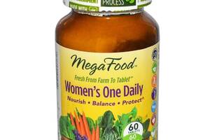 Мультивитамины для женщин Women’s One Daily MegaFood 60 таблеток