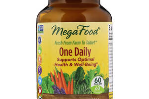 Мультивитамины One Daily, MegaFood, 60 таблеток