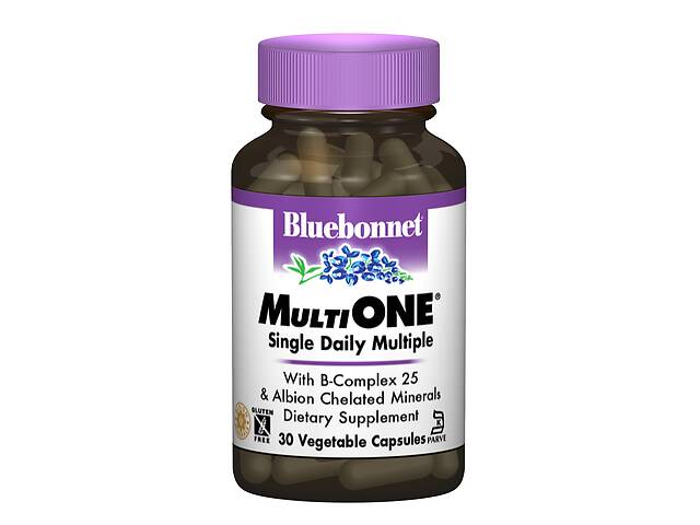 Мультивитамины с железом Bluebonnet Nutrition MultiONE 30 гелевых капсул