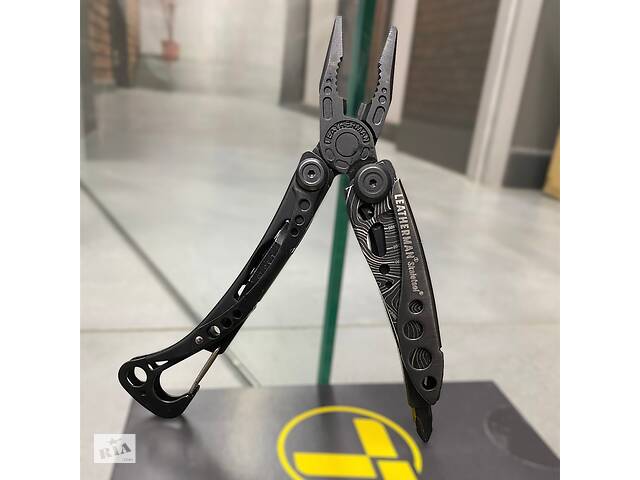 Мультинструмент LEATHERMAN Skeletool TOPO з карабіном, 7 інструментів, мультитул плоскогубці