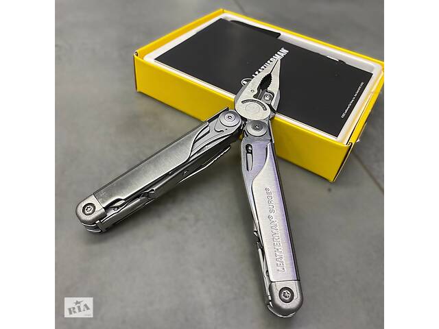 Мультиінструмент Leatherman Surge, 21 інструмент, нейлоновий чохол, мультитул плоскогубці