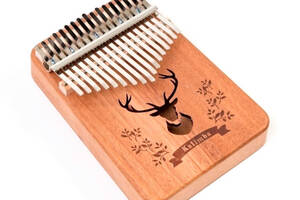 Музыкальный инструмент Kalimba Ka523bj41 на 17 язычков Олень Коричневый