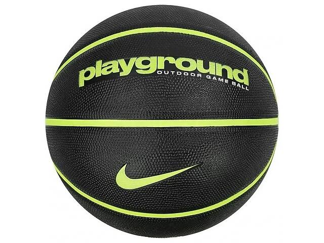 Мяч баскетбольный Nike Everyday Playground 8P Deflated Size 5 Black / Green (N.100.4498.085.05)