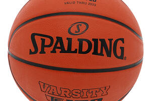 Мяч баскетбольный Spalding резиновый TF-150 Varsity 84421Y6 №6 Оранжевый (57484066)