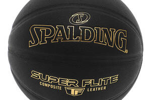 Мяч баскетбольный Spalding TF Super Flite 77559Y №7 Черный (57484061)