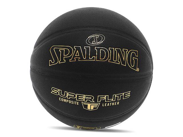 Мяч баскетбольный Spalding TF Super Flite 77559Y №7 Черный (57484061)