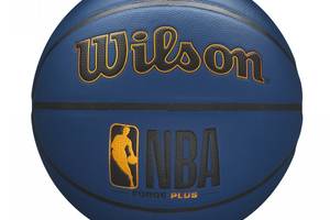 Мяч баскетбольный Wilson NBA FORGE PLUS BSKT DEEP NAVY