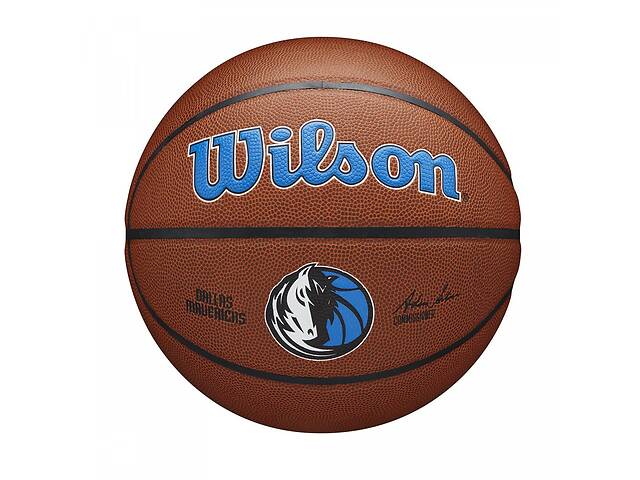 Мяч баскетбольный Wilson NBA TEAM ALLIANCE BSKT DAL MAVERICKS 295 SZ7