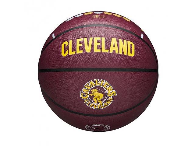 Мяч баскетбольный Wilson NBA TEAM CITY COLLECTOR BSKT CLE CAVAL size 7 WZ4003906XB7