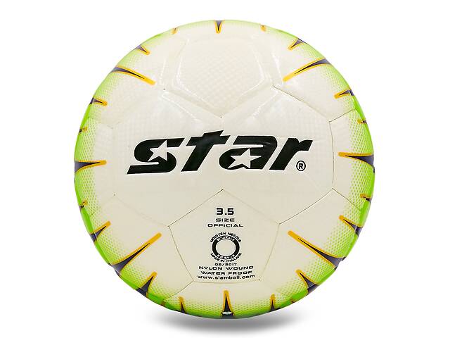 Мяч для футзала PU STAR JMU35000Y №4 Белый