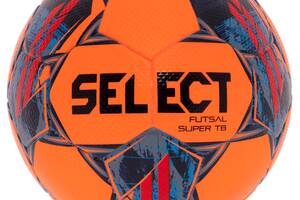 Мяч для футзала SELECT FUTSAL SUPER TB FIFA QUALITY PRO V22 №4 Оранжевый-красный